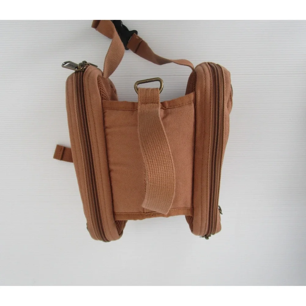Duluth Trading Company Dog Saddle Bag Pack Harness Brown Size Medium